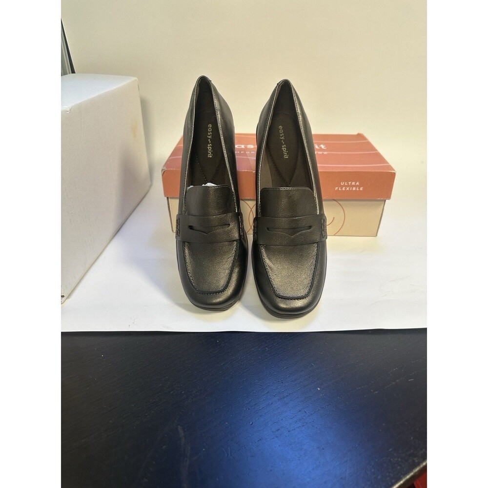 Easy Spirit Bronze Metallic Loafers Comfort Slip On Shoes Womens 9.5 EUC